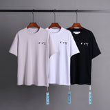 Off Whtie T Shirts Male And Female Trendy Brand Short Sleeve