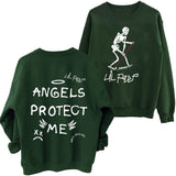 Peep Sweatshirt  Man Woman Round Neck Long