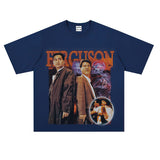 Film Star T Shirt Movie the Killer Derivative Short Sleeves Retro American Street T-shirt Men and Women