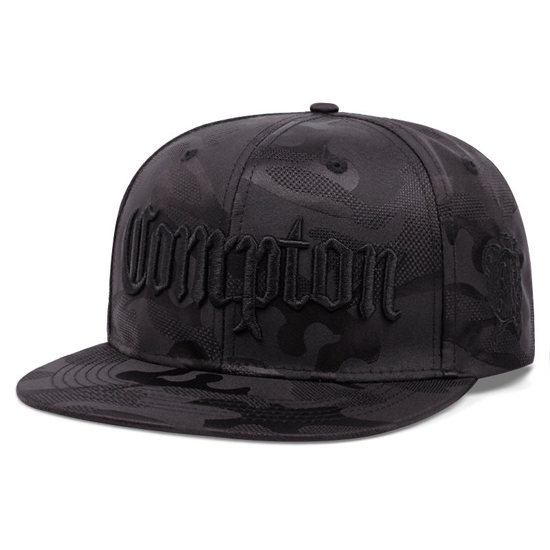 Compton Hat Hip Hop Snapback Flat Bill Cap