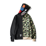 Aape Hoodie Men's Color Matching Camouflage Coat Casual Thin Hoodie