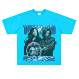 Film Star T Shirt Loose Weight Retro Street Cotton T-shirt