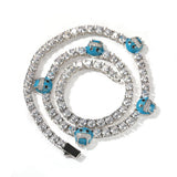 Chains Hip Hop 5mm Tennis Chain Copper with Zircon St. Valentine's Spectrum