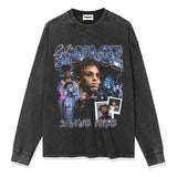 21 Savage T Shirts Loose Distressed T-shirts