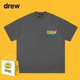 Drew T Shirts Cotton Short-Sleeved Printed T-shirt