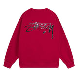 Stussy Sweatshirts Crew Neck Fleece Sweater