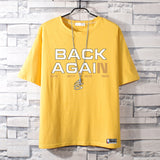 Basketball Sports T Shirt Curry Champion Pure Cotton Loose Short Sleeve T-Shirt Male Student Handsome Casual