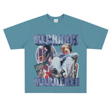 Film Star T Shirt Hamazaki Step Poster Commemorative Edition Loose Retro Street Cotton T-shirt Men and Women