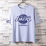 Basketball Sports T Shirt Nba Basketball Short Sleeve T-Shirt Men'S Loose Student Casual James 23