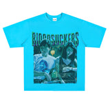 Film Star T Shirt Short Sleeve Loose Retro American T-shirt Men
