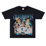 Film Star T Shirt Funny Stephen Chow Movie Short Sleeve Loose Retro T-shirt
