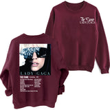 The Fame Lady Gaga Sweatshirt Harajuku Round Neck Long