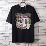 Basketball Sports T Shirt Loose-Fitting Pure Cotton Short Sleeves T-Shirt Male Student All-Match Warrior Curry