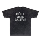 Gallery Dept T Shirts Tee Shirt Washed and Worn Short Sleeve T-shirt Blouse
