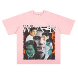 Film Star T Shirt Movie Andy Lau Short Sleeve Loose Retro American Street T-shirt