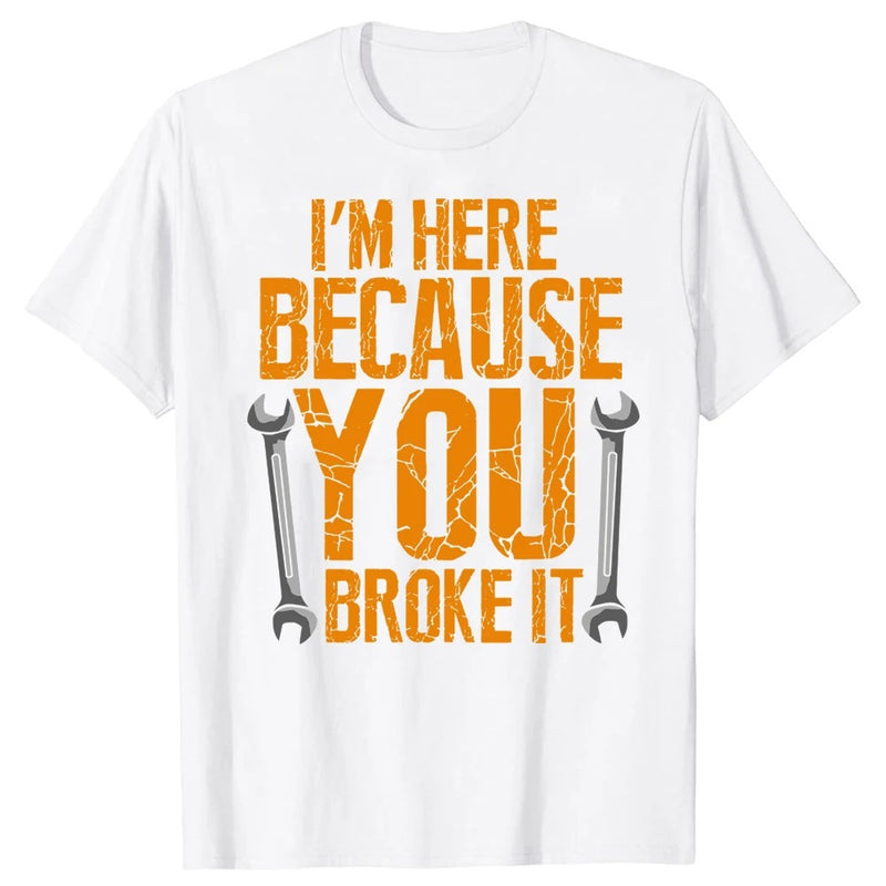 Men's T short-sleeved printing design sense