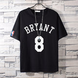 Basketball Sports T Shirt Nba Basketball Cotton Short-Sleeved T-Shirt Male Student Sports Kobe James Owen Curry