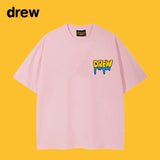 Drew T Shirts Cotton Short-Sleeved Printed T-shirt