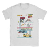 Toy Story T Shirts Men Cotton Casual T-Shirt Round Neck