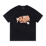 Synaworld T Shirts central cee classic letter print loose t-shirt