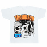 Film Star T Shirt Klaythompson Washed Distressed Printed American T-Shirt Retro Loose Short Sleeve