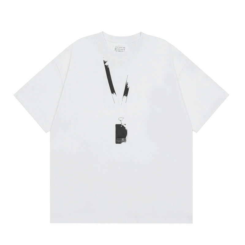 Maison Margiela T-Shirts Crew Neck Loose Short Sleeve T-Shirt