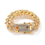 Chains Hip Hop Zircon 18mmT Square Cuban Chain Spectrum Royalty