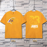 Basketball Sports T Shirt Short-Sleeved T-Shirt Men'S Loose Casual Sweatshirt Trendy Kobe James Curry Owen
