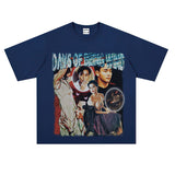 Film Star T Shirt Classic Movie Zhang Guorong Afei Short Sleeve Loose Retro Street Printing T-shirt