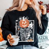 Print Casual Sweatshirts Crew Neck