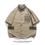 Men's Shirts Men's Summer Loose Short Sleeves Shirt