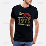 Vintage 1975 Limited Edition Men T Shirts Retro Classic