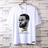 Basketball Sports T Shirt Basketball Sports Trendy Printed Short-Sleeved T-Shirt Men'S Loose