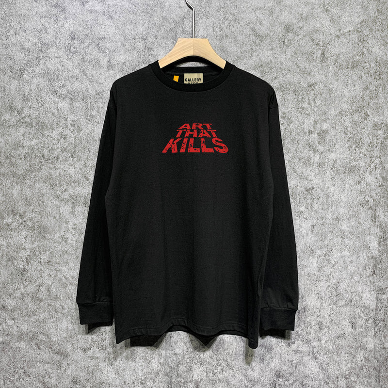 Gallery Dept Long Sleeved Shirt Fashion Brand Long Sleeve Long-Sleeved T-shirt Blouse