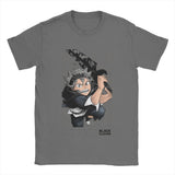 POMEL T-Shirts for Men Anime Manga Casual Cotton