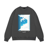 Purple Brand Sweatshirt Loose Crew Neck Sweater