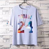 Basketball Sports T Shirt Cotton Short-Sleeved T-Shirt Men'S Sports Half Sleeve Nba Basketball Clothes Loose