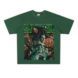Film Star T Shirt Ace Agent Movie Short Sleeve Loose Retro American Print T-shirt