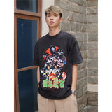 Film Star T Shirt Loose Nostalgic Short Sleeve American Retro Trendy T-shirt Men and Women