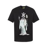 Denim Tears T Shirts 24S Kapok Geometric Pattern Short Sleeve T-shirt
