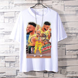 Basketball Sports T Shirt Loose Short-Sleeved T-Shirt Male Student Warrior Curry Basketball Sports