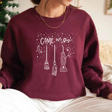 Come We Fly Sweater Halloween Sweatshirt Sanderson
