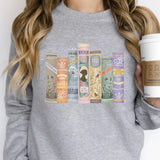 Writer Books Graphic Sweatshirt Girl