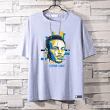 Basketball Sports T Shirt Summer Round Neck Cotton Short Sleeve T-Shirt Men'S Basketball Sports Loose