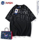 Nasa T Shirt Cotton Short-Sleeved T-Shirt Men'S Summer Loose Casual