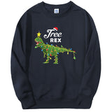 Dinosaur Christmas Hoodies e Rex Merry Xmas Round