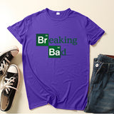Heisenberg T Shirt Breaking Bad Printed round Neck Men's and Women's Short Sleeve T-shirt