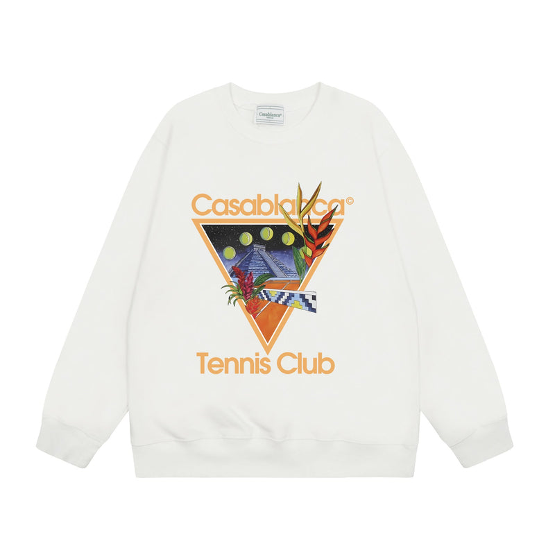 Casablanca Long sleeve T-shirt Print Crew neck Casual