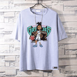 Basketball Sports T Shirt Summer Cotton Short Sleeve T-Shirt Male Student Basketball Sports Loose
