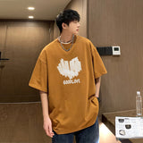 Nasa T Shirt Short-Sleeved T-Shirt Men'S Summer Clothes Loose Teen
